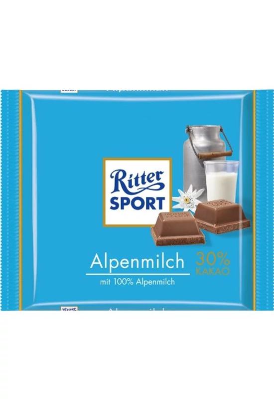 Ritter Sport - Alpenmilch 100 gramm